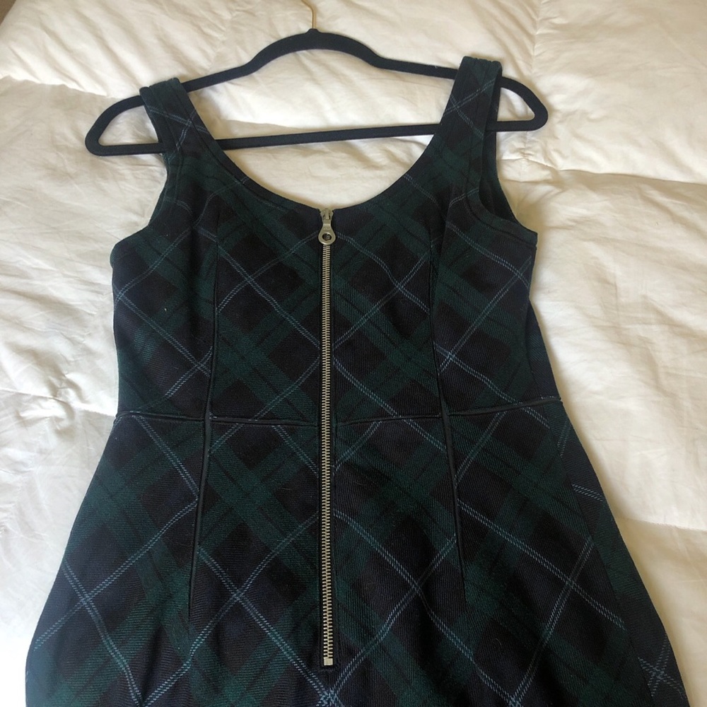 Green Plaid Dress